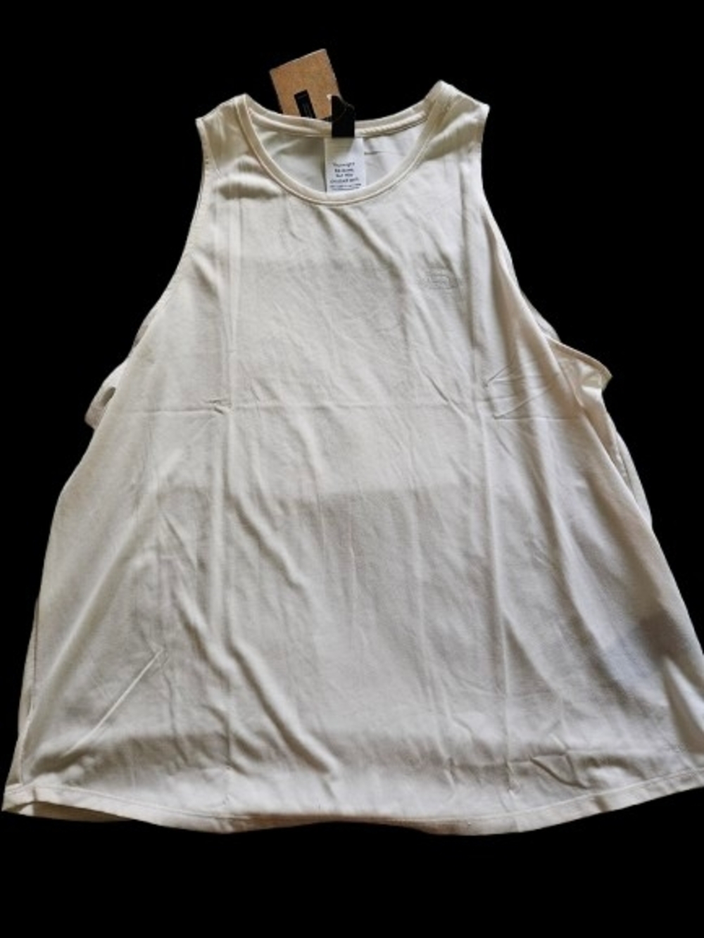 NWT The North Face Elevation Tank XXL Gardenia White Athletic Workout Top